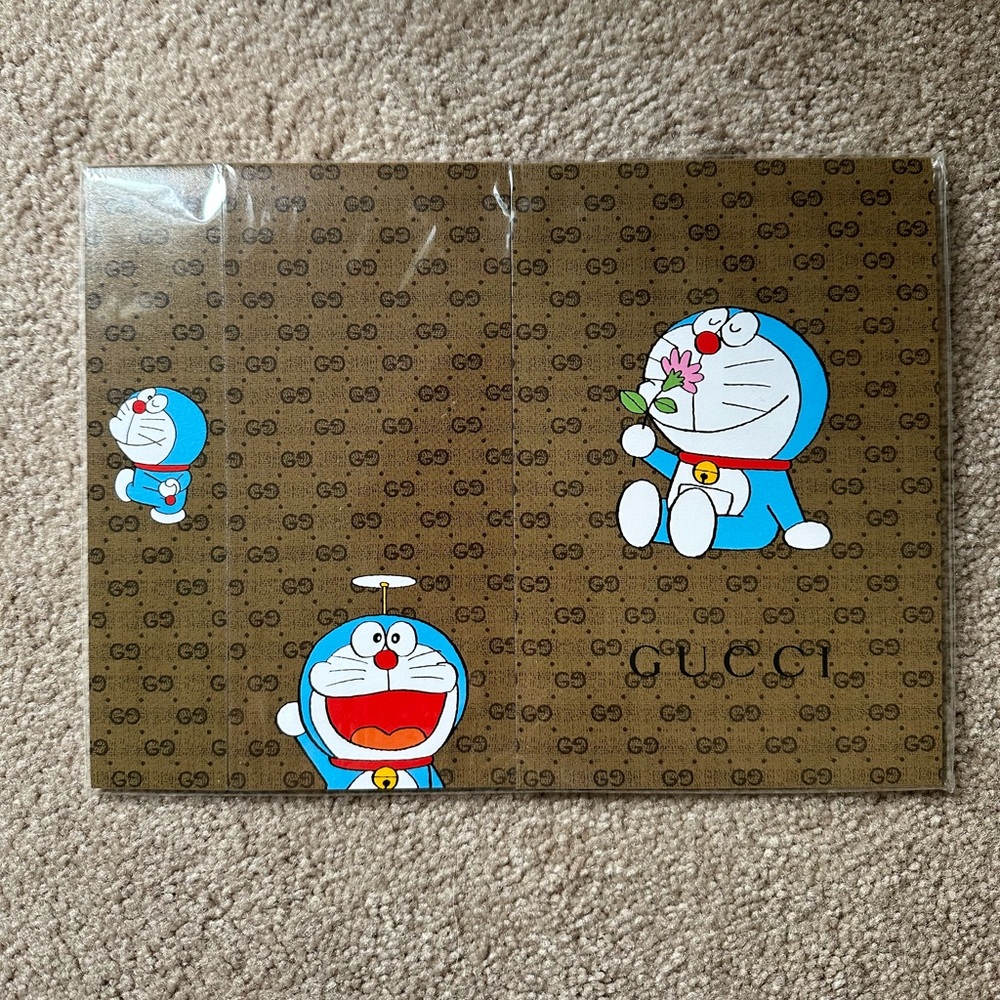 Gucci Doraemon 3 piece memo pads